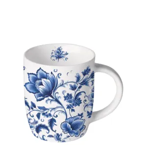 Delft blue florals mok klein
